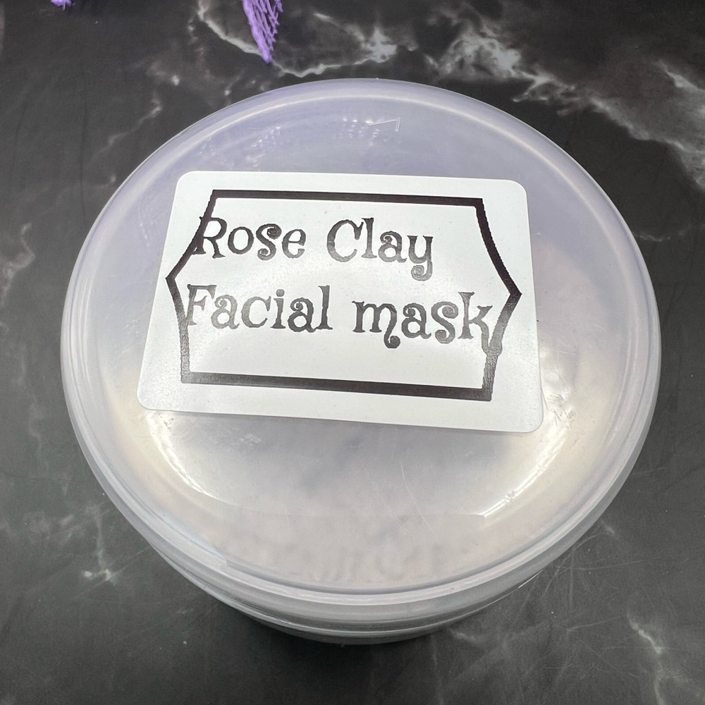 Rose Clay Facial Mask - Hand Crafted
